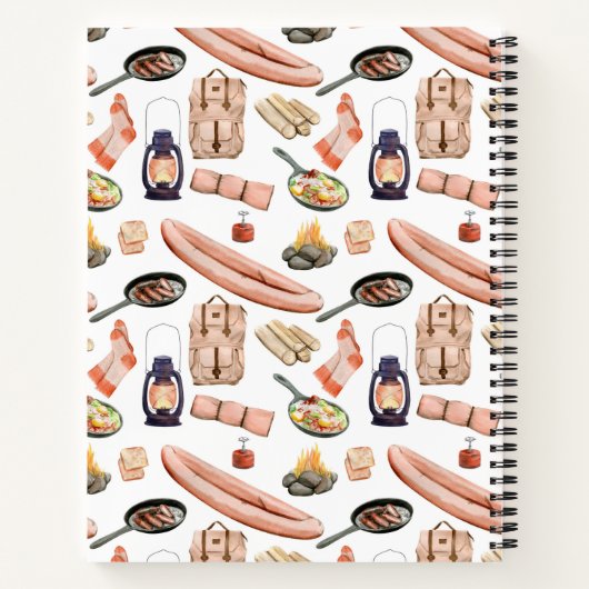 Camping Journal | Aangepaste reisblad Notitieboek (Achterkant)