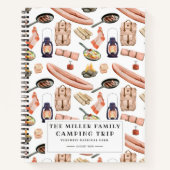 Camping Journal | Aangepaste reisblad Notitieboek (Voorkant)