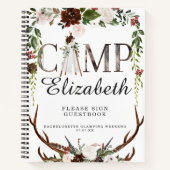 Camping Journal | Bachelorette Glamping Weekend Notitieboek (Voorkant)