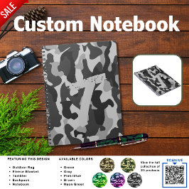 Camping Journal | CAMOUFLAGE Kids Tiener BEGINHOEV Notitieboek