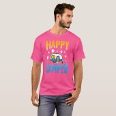 Camping Kampeer Happy Kampeerder Outr Kampeer grap T-shirt (Voorkant volledig)