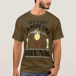 Camping kampvuur Drink 1 T-shirt