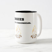 Camping: Kampvuur Kronieken Tweekleurige Koffiemok (Voorkant rechts)