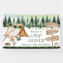 Camping Kampvuur S'mores Buiten Verjaardag