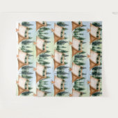 Camping Kampvuur S'mores Outdoor Verjaardag  Wandkleed (Voorkant (horizontaal))