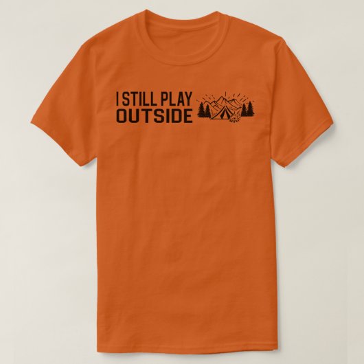 Camping kampvuur Tent 3 T-shirt (Design voorkant)