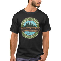 Camping kanotocht T-shirt