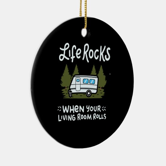 Camping Keramisch Ornament (Rechts)