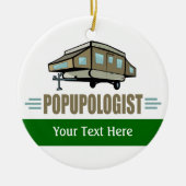 Camping Keramisch Ornament (Voorkant)