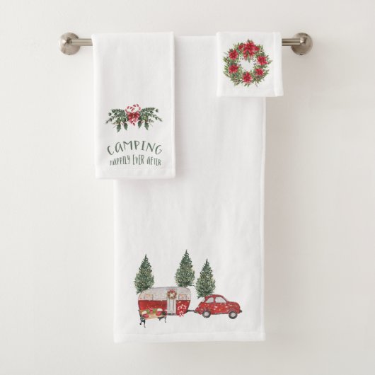 Camping Kerst Handdoeken Set (Insitu)
