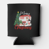 Camping Kerstbomen Shirt Licht Gift Camping L Blikjeskoeler (Voorkant)