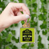 Camping King Cadeaus voor kampeerders Sleutelhanger (Hand)