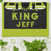Camping King Cadeaus voor kampeerders Theedoek (Gevouwen)