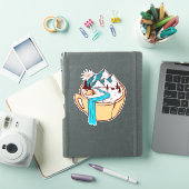Camping Koffie Wilde Natuur Vinyl Stickers (iPad Cover)