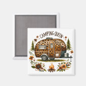Camping Koningin Magneet (Voorkant / Achterkant)