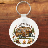Camping Koningin Sleutelhanger (Voorkant)