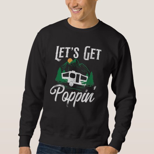 Camping laat de poppenPop omhoog gaan Trui (Voorkant)