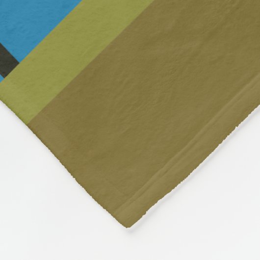 Camping laat me levendig kamperen fleece deken (Hoek)