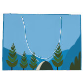 Camping laat me levendig kamperen groot cadeauzakje (Achterkant)