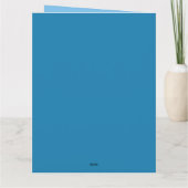 Camping laat me levendig kamperen kaart (Achterkant)