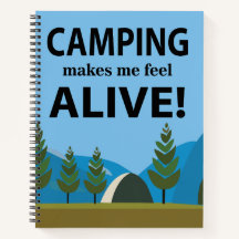 Camping laat me levendig kamperen