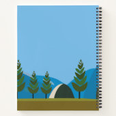 Camping laat me levendig kamperen notitieboek (Achterkant)