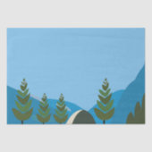 Camping laat me levendig kamperen tissuepapier (Voorkant)