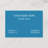 Camping laat me levendig kamperen visitekaartje (Achterkant)