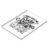 Camping Lady Notitieboek (Linkerzijde)