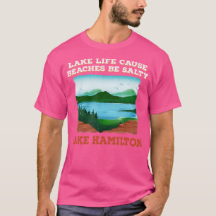 Camping Lake Life Want Beach Lake Camping T-shirt