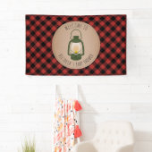 Camping Lantaarn Pset Baby shower Welkom Spandoek (Insitu)