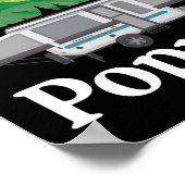 Camping Laten we de Pop van de papegaaien op Campe Poster (Hoek)