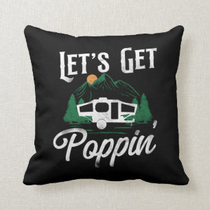 Camping Laten we Poppin's Pop op Camper halen Kussen