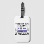 Camping Legend sinds Forever Bagagelabel (Voorkant (verticaal))