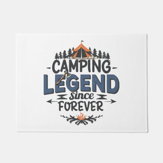 Camping Legend sinds Forever Deurmat (Voorkant)