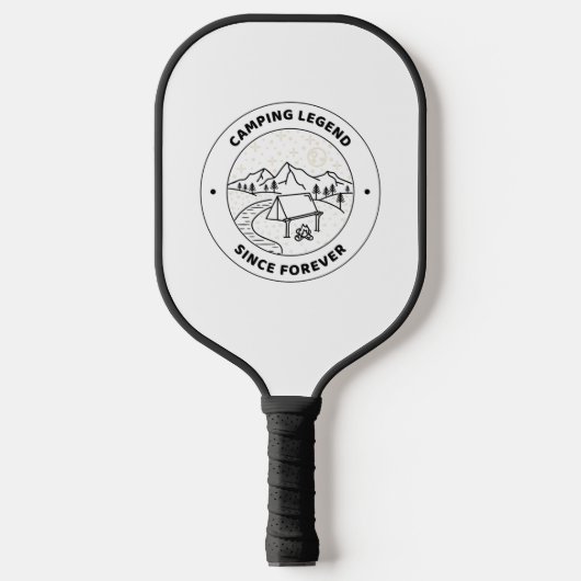 Camping Legend sinds Forever  Pickleball Paddle (Voorkant)