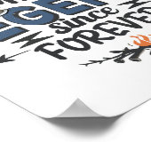 Camping Legend sinds Forever Poster (Hoek)