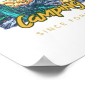 Camping Legend sinds Forever Poster (Hoek)