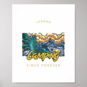 Camping Legend sinds Forever Poster