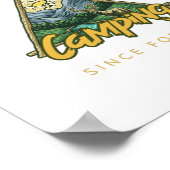 Camping Legend sinds Forever Poster (Hoek)
