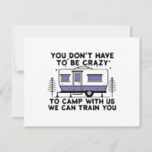Camping Legend sinds Forever RSVP Kaartje (Achterkant)