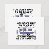 Camping Legend sinds Forever RSVP Kaartje (Voorkant / Achterkant)