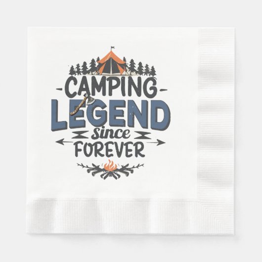 Camping Legend sinds Forever Servet (Voorkant)