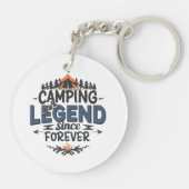 Camping Legend sinds Forever Sleutelhanger (Achterkant)