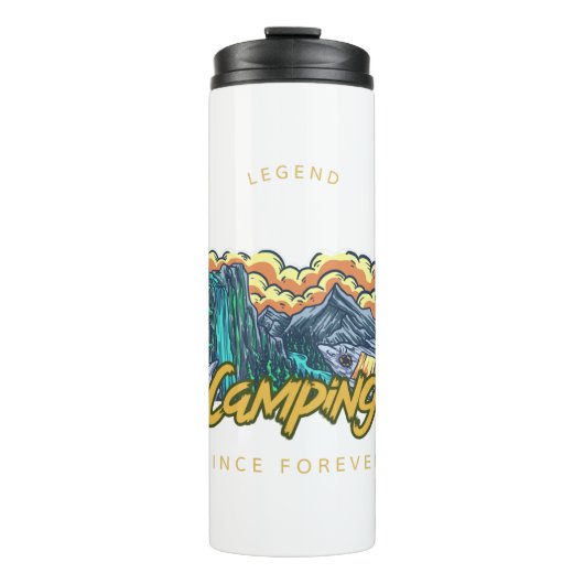 Camping Legend sinds Forever Thermosbeker (Voorkant)