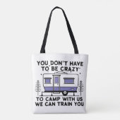 Camping Legend sinds Forever Tote Bag (Achterkant)