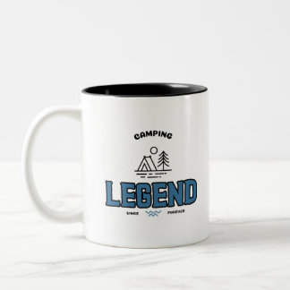 Camping Legend sinds Forever Tweekleurige Koffiemok