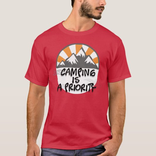 Camping legende sinds altijd cadeau t-shirt (Voorkant)