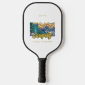 Camping legende sinds mensenheugenis  pickleball paddle (Achterkant)