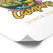 Camping Legende Sinds Onthoud  Poster (Hoek)